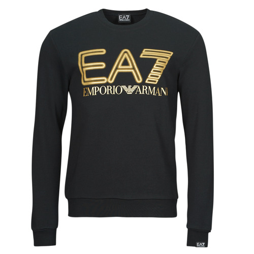 Abbigliamento Uomo Felpe Emporio Armani EA7 FELPA 3DPM63 Nero / Oro