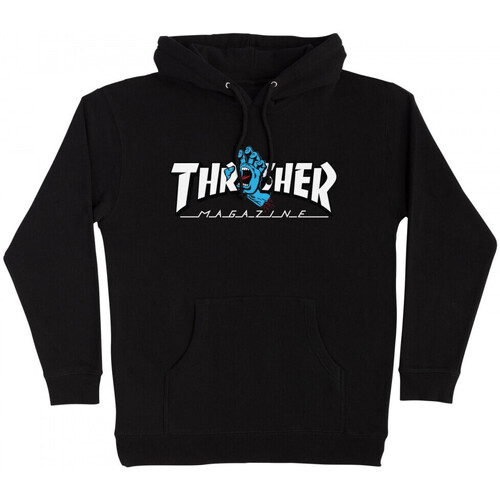 Abbigliamento Uomo Felpe Santa Cruz Sweat thrasher screaming logo hood Nero