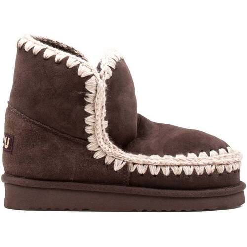 Scarpe Donna Stivali Mou Scarponcino Ekimo 18 Suede Marrone Marrone