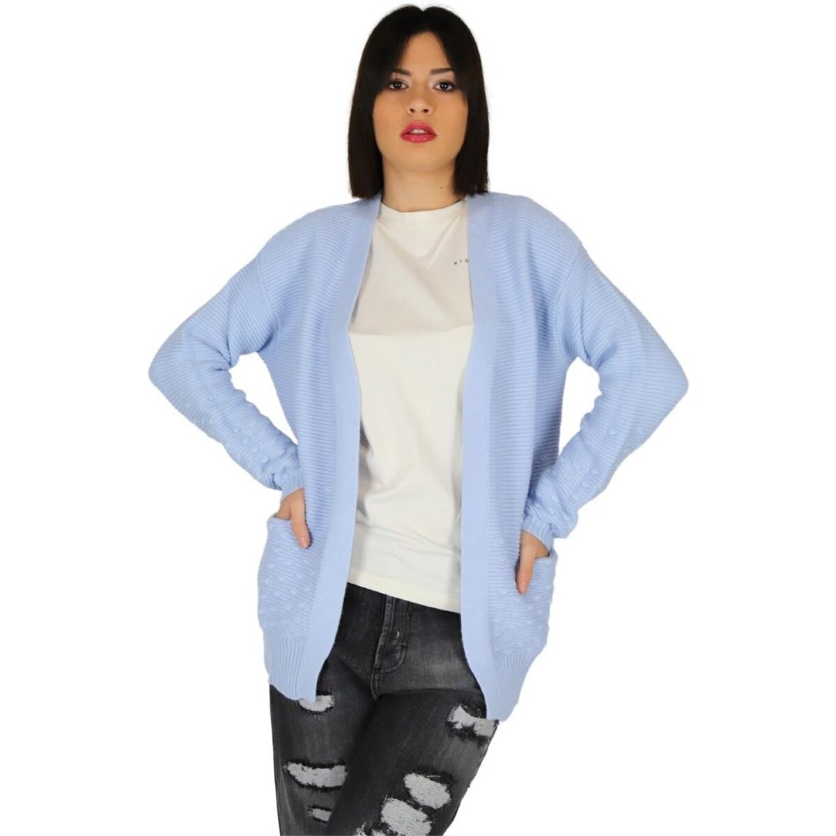 Abbigliamento Donna Gilet / Cardigan Zahjr 53538863 Blu