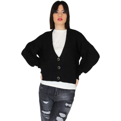 Abbigliamento Donna Gilet / Cardigan Zahjr 53538933 Nero