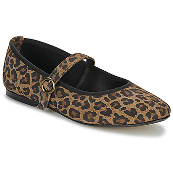 Scarpe Donna Ballerine JB Martin DRILA Croute / Velours / Leopard