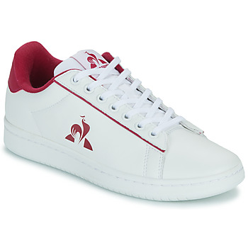 Scarpe Donna Sneakers basse Le Coq Sportif COURT CLEAN Bianco / Rosso