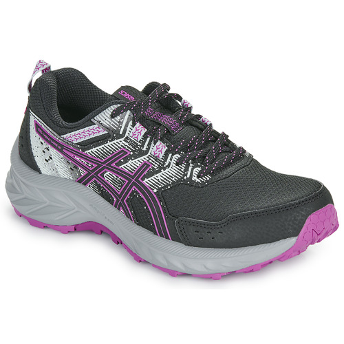 Scarpe Donna Running / Trail Asics GEL-VENTURE 9 Nero / Viola