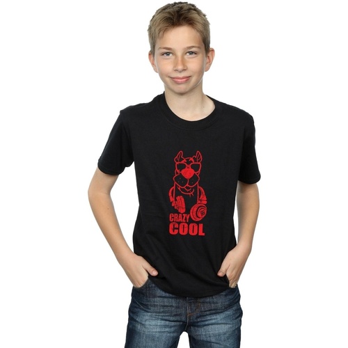 Abbigliamento Bambino T-shirt & Polo Scooby Doo Crazy Cool Nero