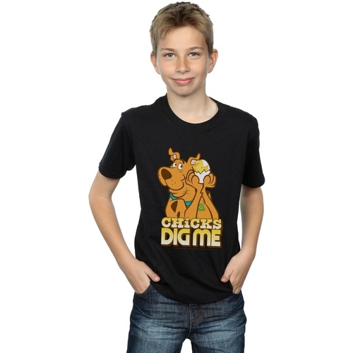 Abbigliamento Bambino T-shirt & Polo Scooby Doo BI33375 Nero