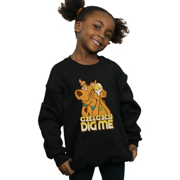 Abbigliamento Bambina Felpe Scooby Doo BI33647 Nero