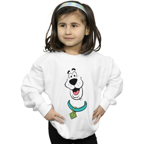 Abbigliamento Bambina Felpe Scooby Doo Big Face Bianco