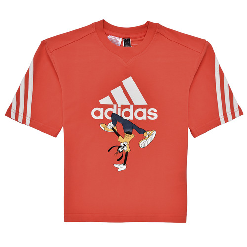 Abbigliamento Bambino T-shirt maniche corte Adidas Sportswear adidas Disney Mickey Mouse T-Shirt Rosso / Bianco