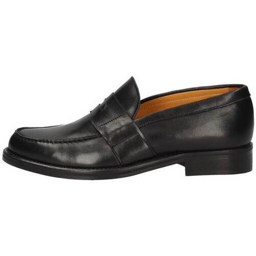 Scarpe Uomo Mocassini Hudson F08 Nero