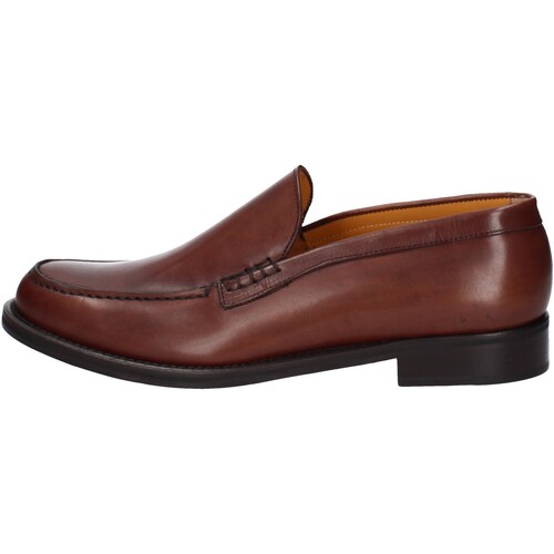 Scarpe Uomo Mocassini Hudson F06 Marrone