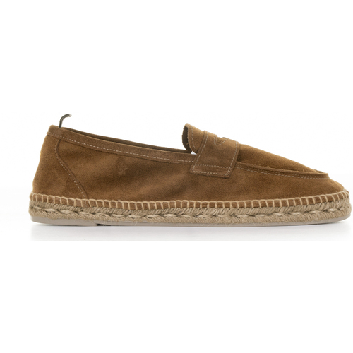 Scarpe Uomo Espadrillas Castaner Espadrillas Nacho in suede Marrone