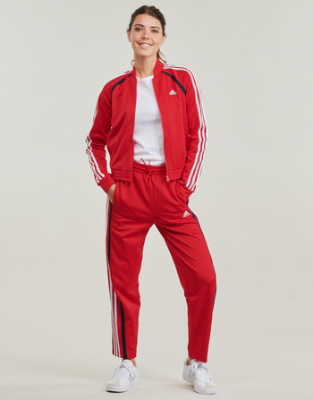 Abbigliamento Donna Tuta Adidas Sportswear Teamsport Track Suit Rosso / Bianco