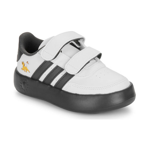 Scarpe Unisex bambino Sneakers basse Adidas Sportswear BREAKNET LionKing CF I Bianco / Nero