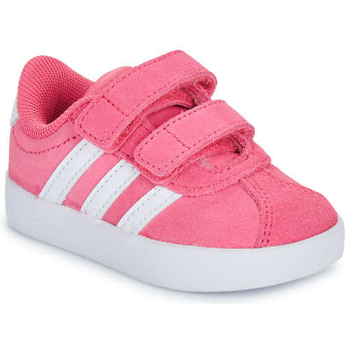 Scarpe Bambina Sneakers basse Adidas Sportswear VL COURT 3.0 CF I Rosa / Bianco