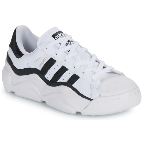 Scarpe Donna Sneakers basse adidas Originals SUPERSTAR MILLENCON Bianco / Nero