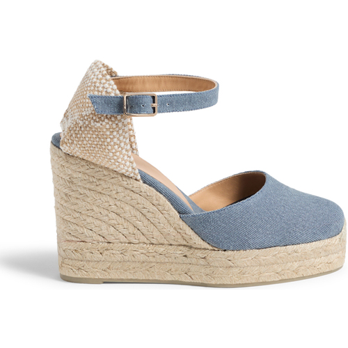 Scarpe Donna Espadrillas Castaner Espadrillas Carol in canvas con zeppa 