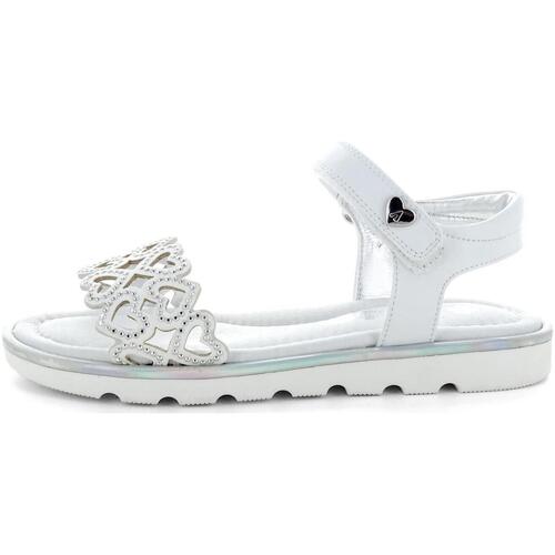 Scarpe Bambina Sandali Asso 62910 Bianco