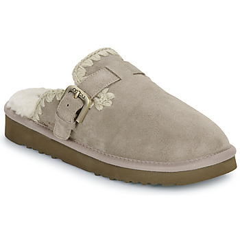 Scarpe Donna Zoccoli Mou SUEDE SHEEPSKIN CLOG ESKIMO Grigio