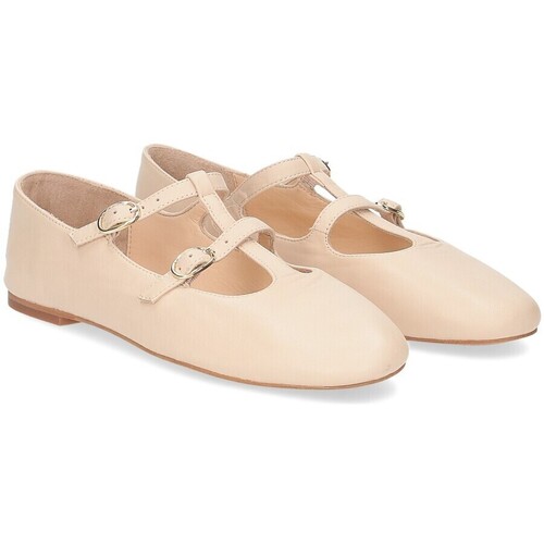 Scarpe Donna Ballerine Inuovo ballerina A94016 pelle beige Beige