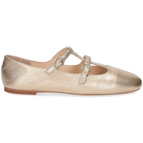 Scarpe Donna Ballerine Inuovo ballerina A94016 pelle platino Oro