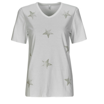 Abbigliamento Donna T-shirt maniche corte Only ONLLUCY  Bianco