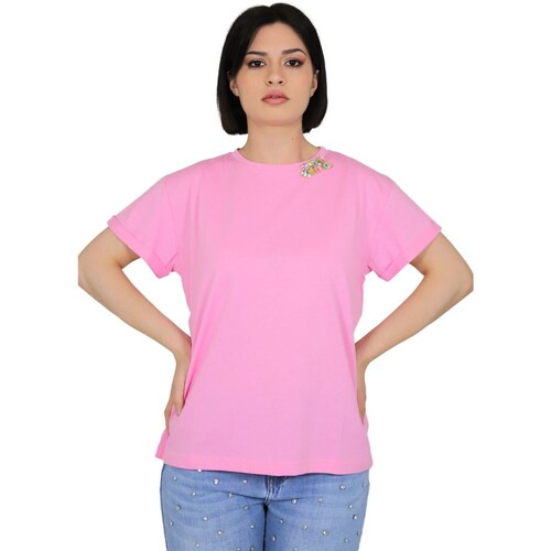 Abbigliamento Donna T-shirt maniche corte Zahjr 53538592 Rosa