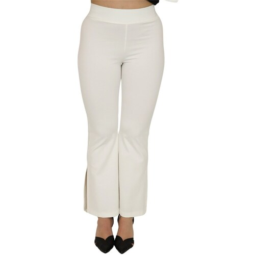 Abbigliamento Donna Pantaloni morbidi / Pantaloni alla zuava Zahjr 53539194 Bianco