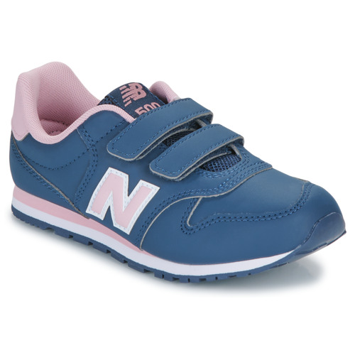 Scarpe Bambina Sneakers basse New Balance 500 Marine / Rosa