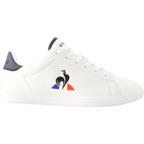 Scarpe Bambino Sneakers Le Coq Sportif COURTSET_2 GS Bianco