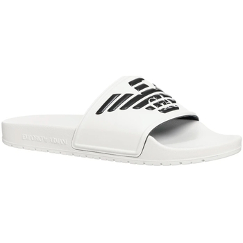 Scarpe Uomo ciabatte Emporio Armani GA eagle Bianco