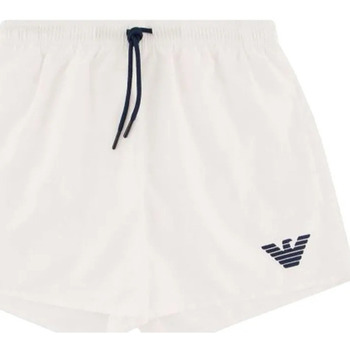 Abbigliamento Uomo Costume / Bermuda da spiaggia Emporio Armani Eagle Bianco