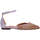 Scarpe Donna Ballerine Poesie Veneziane ballerina pelle raffia cuoio lill Marrone