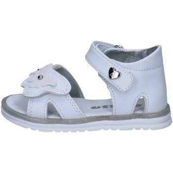 Scarpe Bambina Sandali Asso AG-16391 Bianco