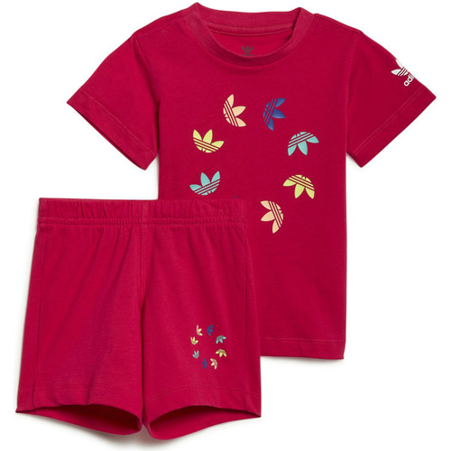 Abbigliamento Unisex bambino Tuta adidas Originals - Tuta fuxia HE6852 Rosa