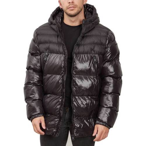 Abbigliamento Uomo Cappotti Geox M2628K TC162 M SILE HOOD JACKET Nero