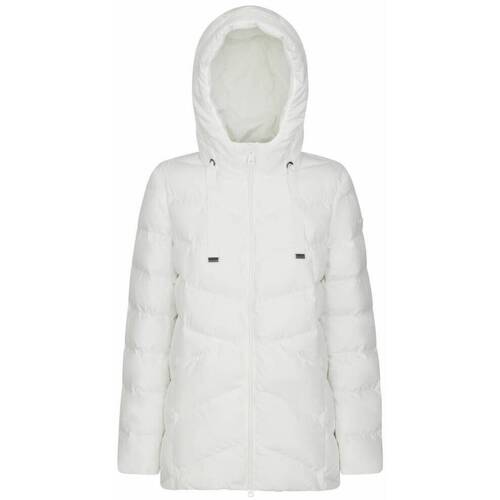 Abbigliamento Donna Cappotti Geox 142417 Bianco