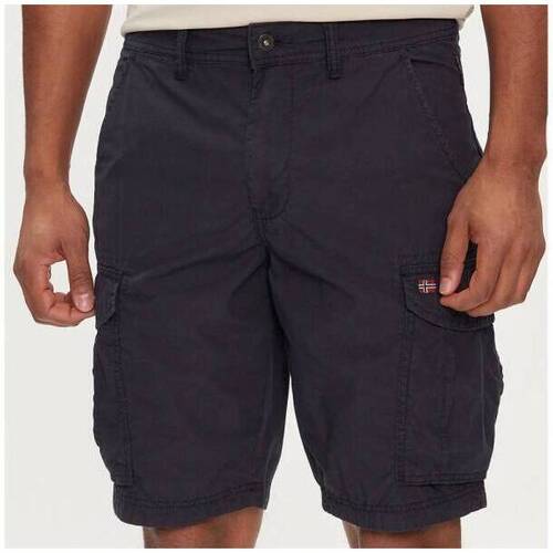 Abbigliamento Uomo Pantaloni Napapijri Bermuda cargo uomo Napaijri Blu