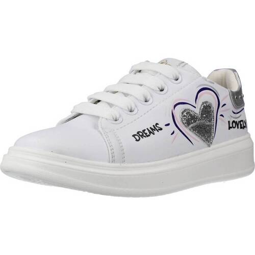 Scarpe Bambina Sneakers Asso AG13007 Bianco