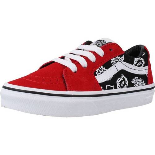 Scarpe Bambino Sneakers Vans UY SK8-LOW Rosso