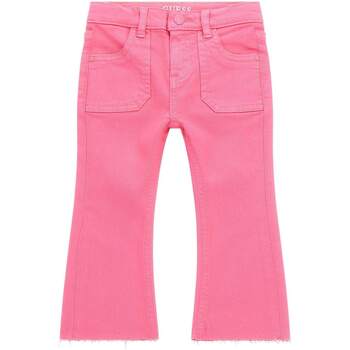 Abbigliamento Bambina Jeans Guess Pantaloni in denim Bull K4YB00WE620 Rosa