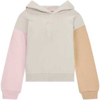 Abbigliamento Bambina Felpe Guess Felpa in cotone con cappuccio. K4YQ01KA6R3 Beige