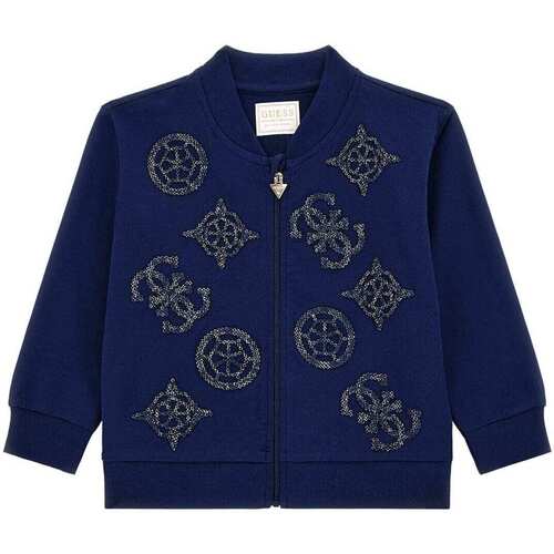 Abbigliamento Bambina Felpe Guess Felpa con paillettes all over KAYQ07KA6V4 Blu