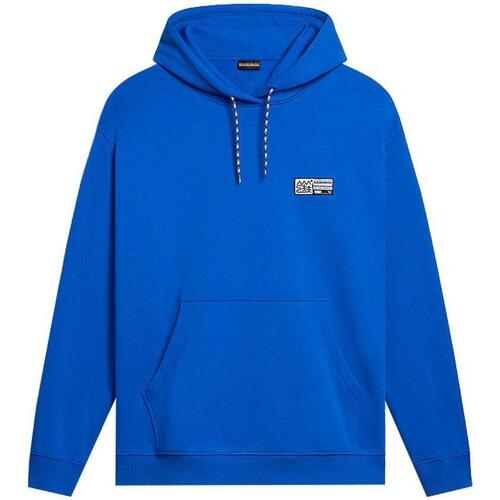 Abbigliamento Uomo Felpe Napapijri B Faber Hoodie Blue Lapis Blu