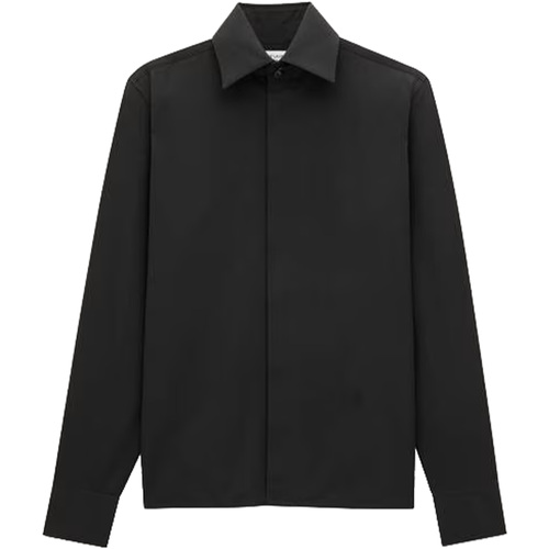 Abbigliamento Uomo Camicie maniche lunghe Saint Laurent Camicia Nero