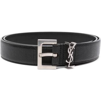 Accessori Uomo Cinture Saint Laurent YSL CINTURA Nero