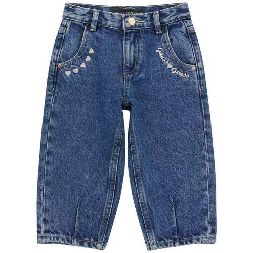 Abbigliamento Bambina Jeans Guess Jeans confort tasche a chino K4BA08D5D70 Blu