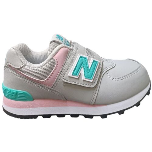 Scarpe Unisex bambino Sneakers basse New Balance 574 Bianco