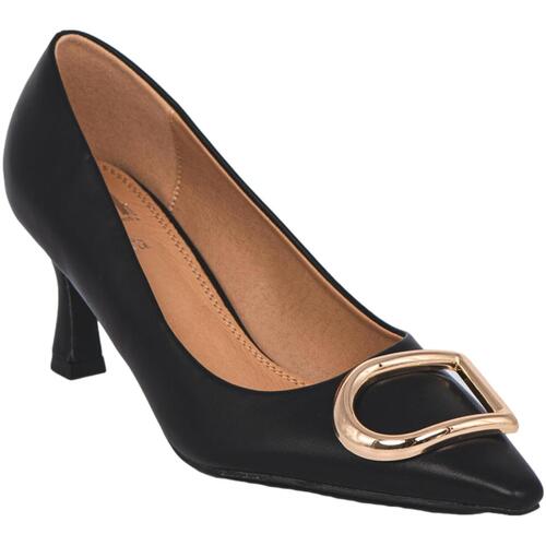 Scarpe Donna Décolleté Gold & Gold GD118 Scarpe Donna Décolleté Con Accessorio Nero Nero