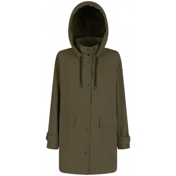 Abbigliamento Donna giacca a vento Geox W ILDE PARKA Verde